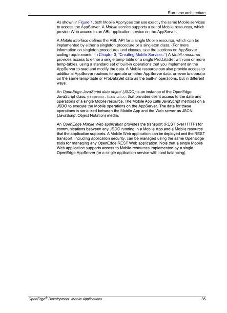 OpenEdge Development: Mobile Applications - Product ...