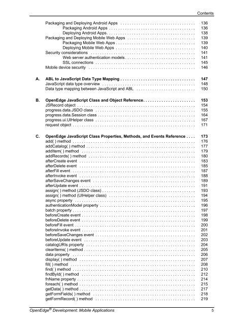 OpenEdge Development: Mobile Applications - Product ...