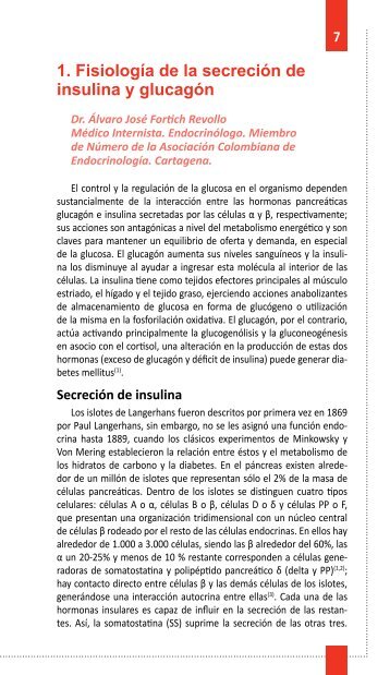 1. Fisiología de la secreción de insulina y glucagón - Asociación ...