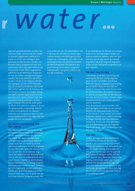 Dialyse & Nefrologie Magazine - Landelijke Vereniging Dialyse en ...