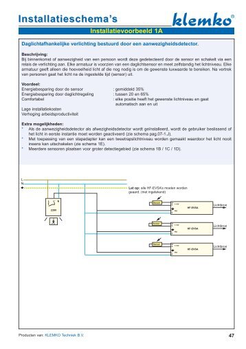 Installatieschema's - Klemko