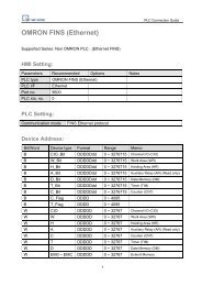 OMRON FINS (Ethernet) - Multiprojekt