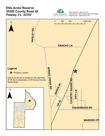 Ellis Acres Reserve 25302 County Road 42 Paisley, FL 32767