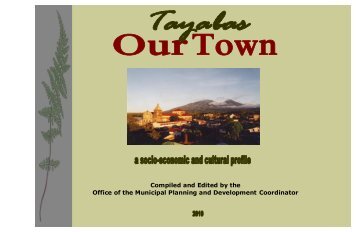 Compiled and Edited by the Office of the Municipal ... - Tayabas.ph