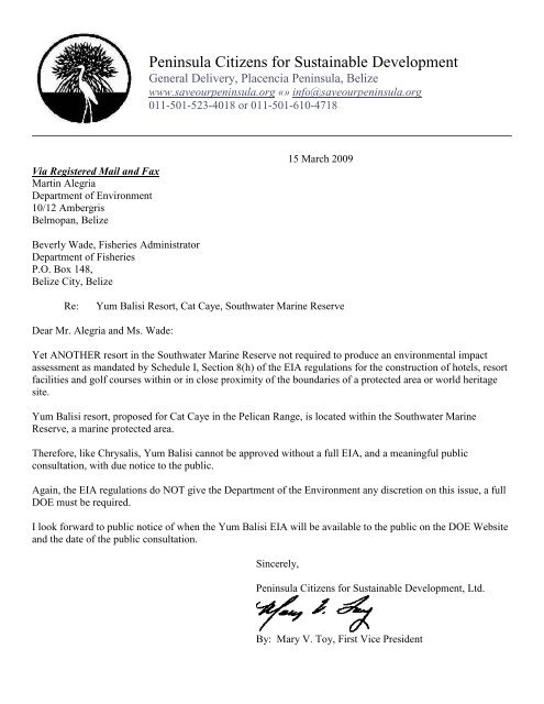 Eia Mandated Letter To Doe From Pcsd Peninsula Citizens For