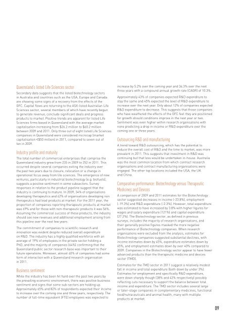 Queensland Life Sciences Industry Report 2012 (PDF, 3.5MB)