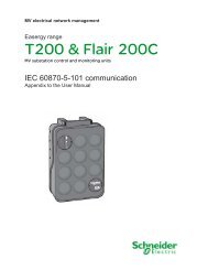 T200 & Flair 200C - Schneider Electric België - error