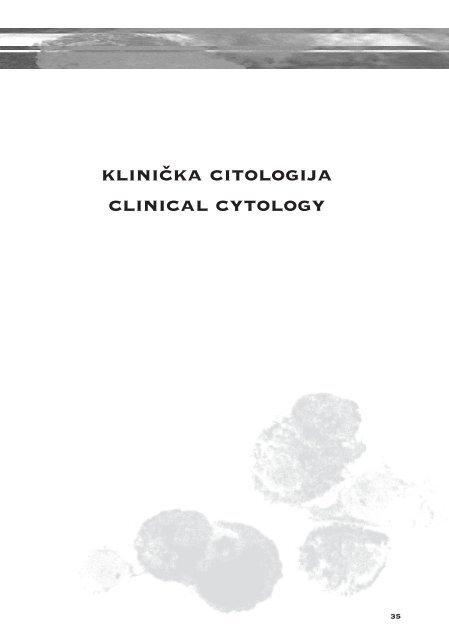 4. Hrvatski kongres kliniËke citologije 4th Croatian Congress ... - Penta