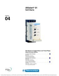 Altistart® 01 soft starts - Steven Engineering