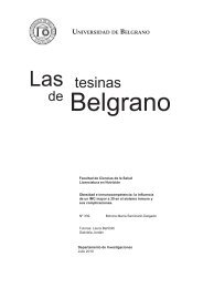 Obesidad e inmunocompetencia - Universidad de Belgrano