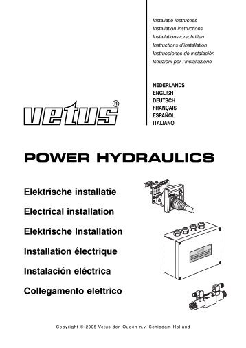 POWER HYDRAULICS - Vetus