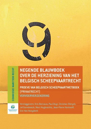 Blauwboek 9 - Belgische zeewet - Home page