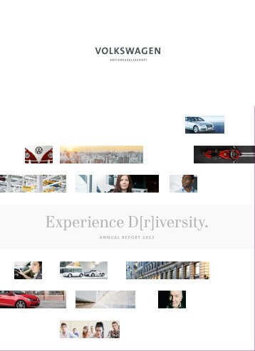 Volkswagen AG Annual Report 2012 - Volkswagen Group of America