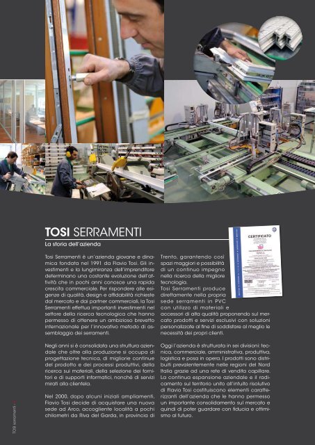 catalogo generale Tosi Serramenti - La Sicurezza di Tonello G. e ...