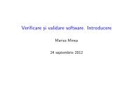 Verificare si validare software. Introducere