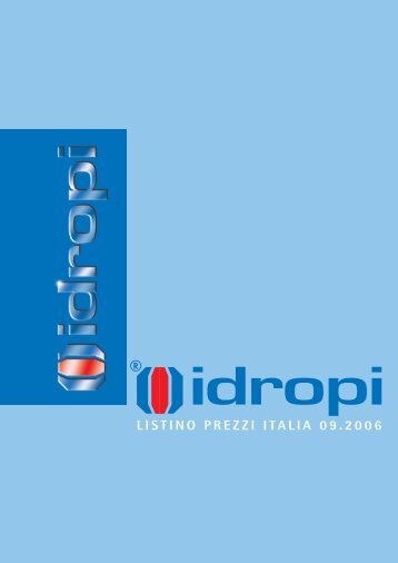 Listino Italia_09_2006 - Idropi SpA