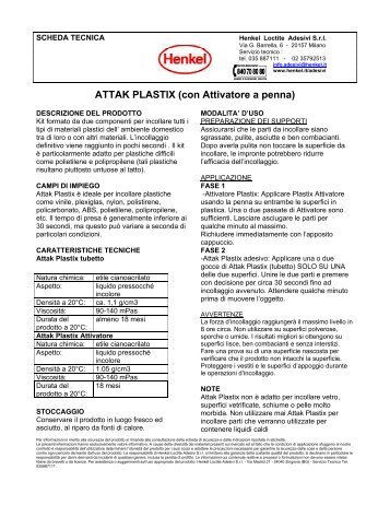 ATTAK PLASTIX (con Attivatore a penna) - Bricoman Italia