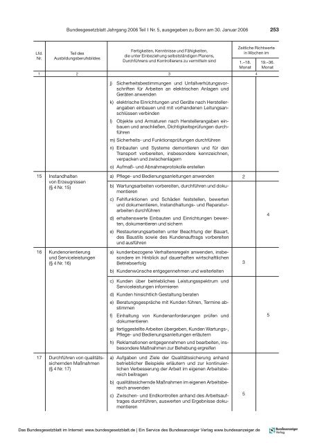 Ausbildungsordnung (PDF) - Tischler NRW