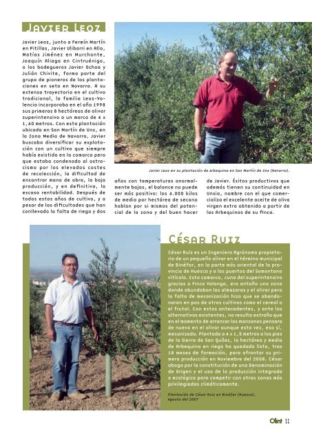 Cultivo Fincas Entrevista - Olint