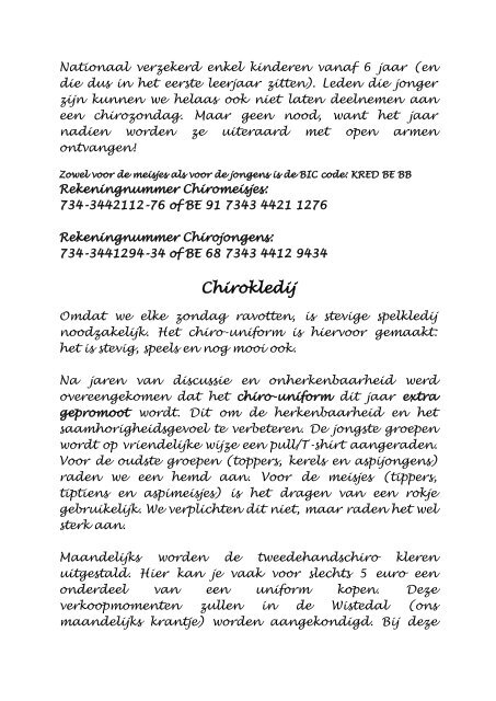 infoboekje 2012-2013 (pdf) - Chiro Vlierbeek