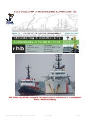 daily collection of maritime press clippings 2009 - HELLESPONT