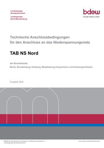 TAB Nord Niederspannung Ausgabe 2008 (PDF) - Schleswiger ...