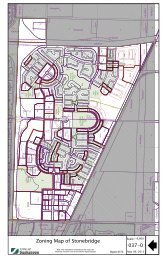 Zoning Map of Stonebridge