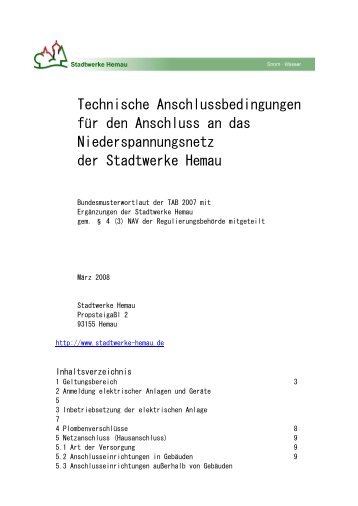 PDF-Dokument - Stadtwerke Hemau