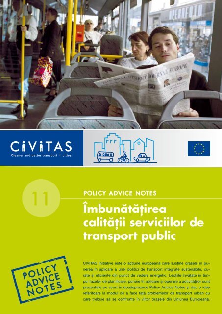 Îmbunătăţirea calităţii serviciilor de transport public - CIVITAS