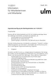 11/2011 Information für Mitarbeiterinnen und Mitarbeiter - Ulm-Messe