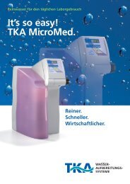 It's so easy! TKA MicroMed. - tka.de