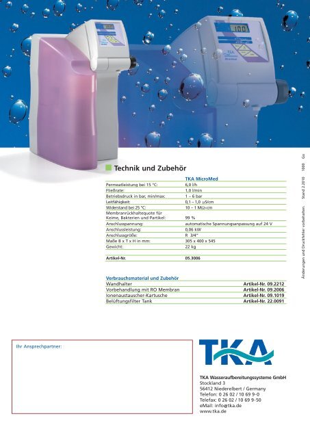 It's so easy! TKA MicroMed. - tka.de