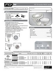 TCP LED14E26P3027KFL Spec Sheet - 1000Bulbs.com