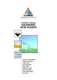 A guide to sealing sulphuric acid plants - AR Thomson Group