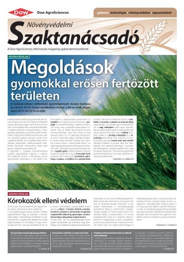 Megoldások gyomokkal erősen fertőzött területen - Dow AgroSciences