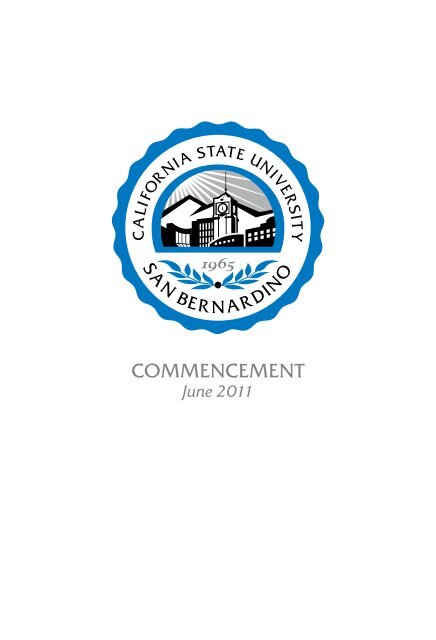 Commencement California State University, San Bernardino
