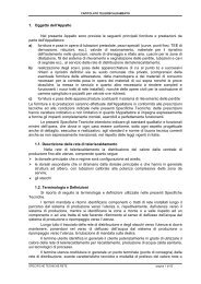 Capitolato tecnico Teleriscaldamento.pdf - Comune di Pomarance