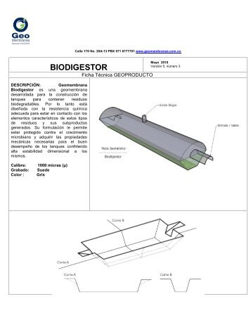 BIODIGESTOR - Geomembranas