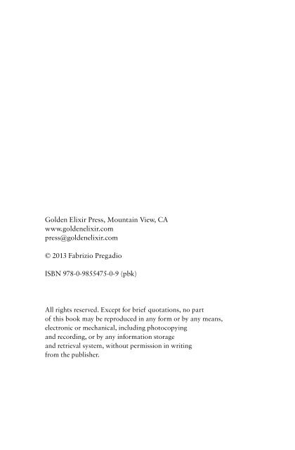 PDF sample - The Golden Elixir