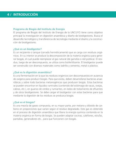 Manual de uso de biodigestores - IMD. Institutos Multidisciplinarios