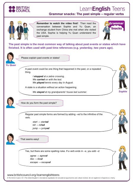 OPEN - Basic Verbs - Learn English Grammar