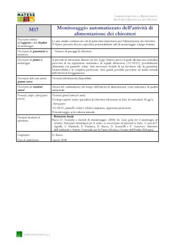 M17_Matese_Chirotteri foraggiamento - Matese Natura