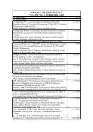 JOURNAL OF IMMUNOLOGY VOL. 170 NO. 3 FEBRUARY 2003