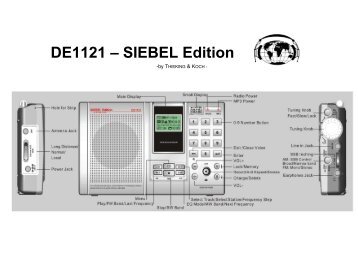DE1121 – SIEBEL Edition