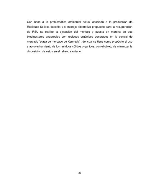 montaje y puesta en marcha de dos biodigestores anaerobios con ...