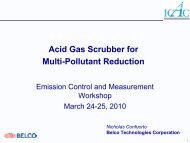 Acid Gas Scrubber for Multi-Pollutant Reduction - ladco