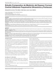 Estudio Comparativo de Medición del Espesor Corneal Central ...