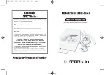 Nebulizador Ultrasónico - Franklin