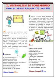 IL GIORNALINO DI BOMBABIMBO - BombaCarta