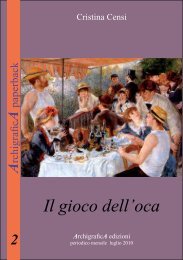 Cristina Censi, Il gioco dell'oca - ArchigraficA